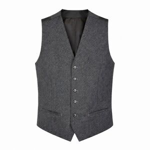 J.Ferrar Men's Vest Houndstooth Patterned‎ Vest